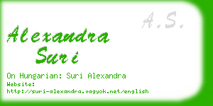alexandra suri business card